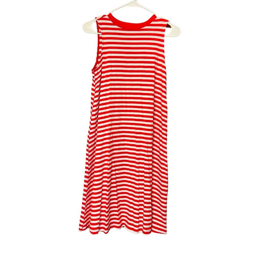 Time and Tru Size Small (4-6) red and white stripes dress